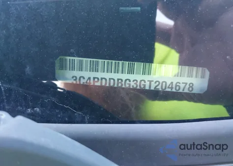 2016 Dodge Journey Sxt из США, поврежденный, VIN 3C4PDDBG3GT204678